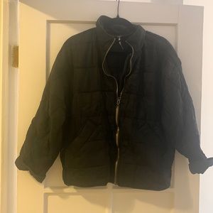 women’s free people black dolman jacket